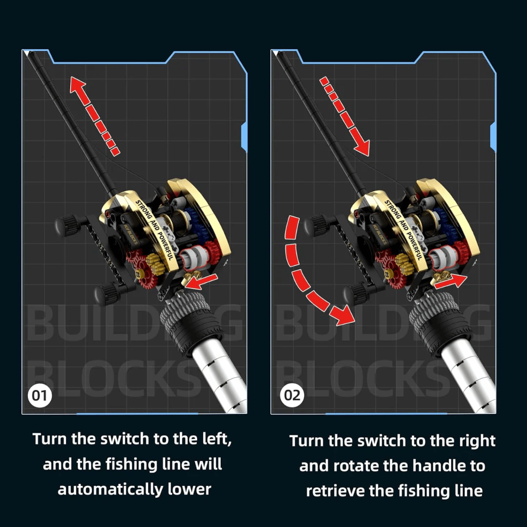 🎣 Precision Mechanical Fishing Rod Build Kit