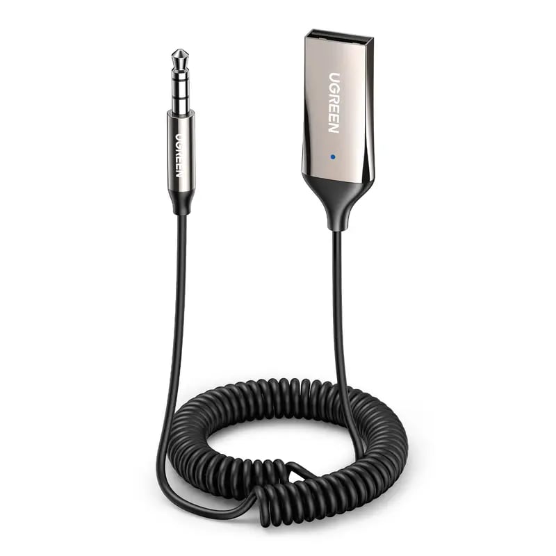 🚗🎶 Bluetooth AUX Adapter – Wireless Audio Receiver for Car (Hands-Free Calling)