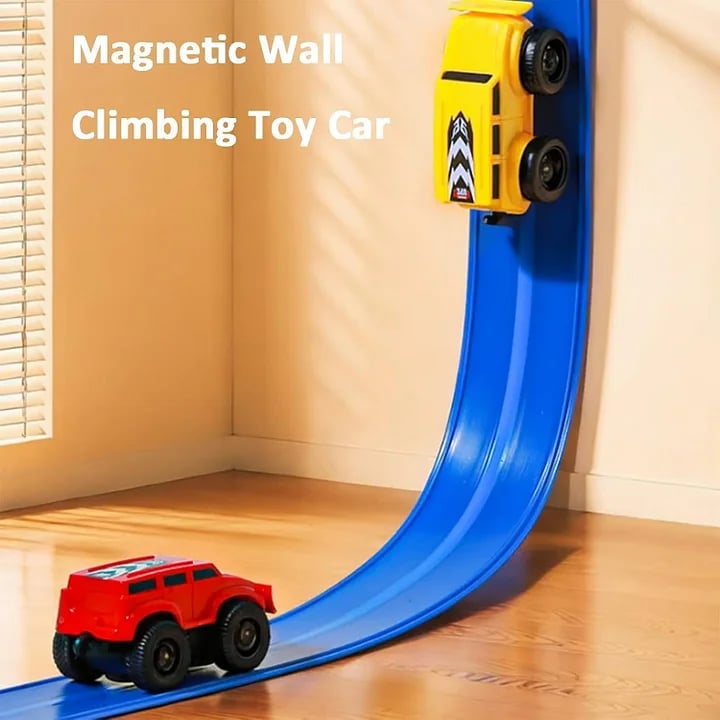 🚗 Magnetic Climbing Wall Toy Car – Anti-Gravity Racing Fun