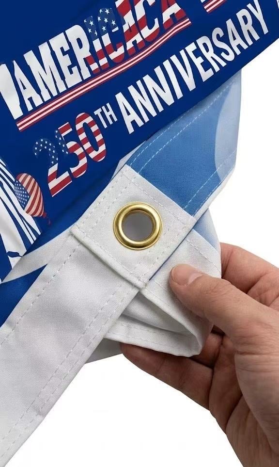 🇺🇸 Official America 250th Anniversary Banner – 1776–2026 | High-Def Statue of Liberty, Vibrant Patriotic Design, Fade-Resistant Outdoor Fabric