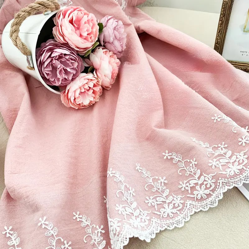 🌿 100% Cotton Floral Apron – Full Coverage Cross-Back Garden & Kitchen Apron