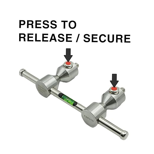 🔧 Quick-Lock Stainless Steel Flange Alignment Tool with Level
