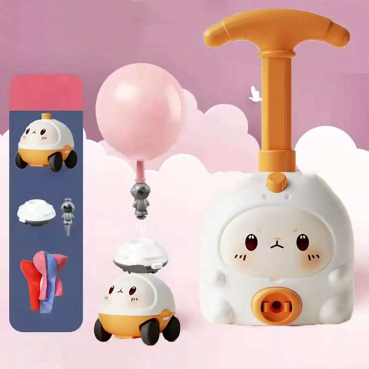 🎈 Animal Air-Powered Balloon Car Toy