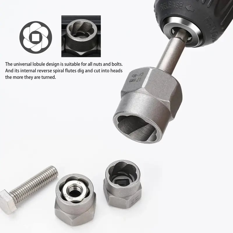 🔩 14-Piece Bolt Extractor Tool Set
