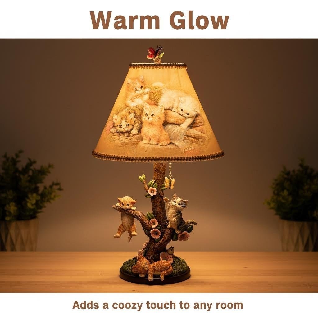 🐱Jürgen Scholz "Country Kitties" Accent Lamp