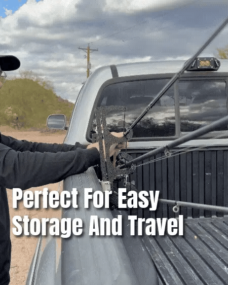 🎣 V4 Track-Mounted Fishing Rod Holder