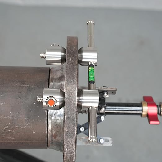 🔧 Quick-Lock Stainless Steel Flange Alignment Tool with Level