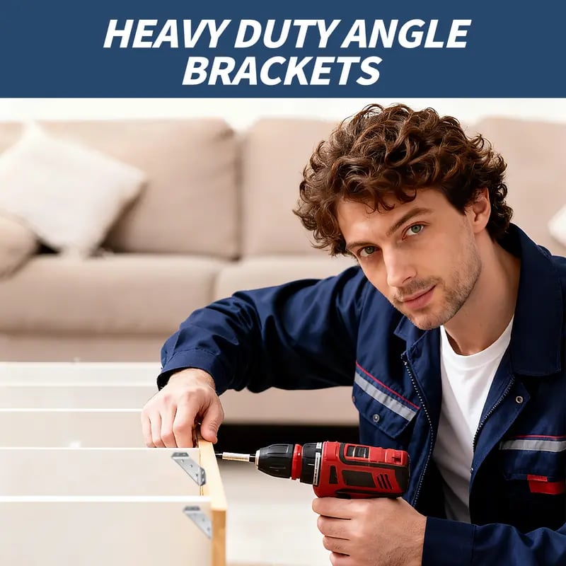 🛠️ 20PCS Heavy-Duty Corner Braces Kit with Screws