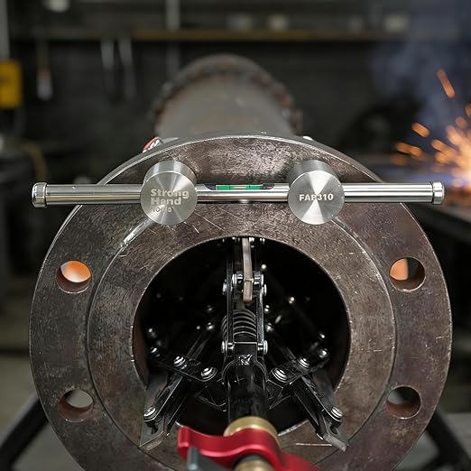 🔧 Quick-Lock Stainless Steel Flange Alignment Tool with Level