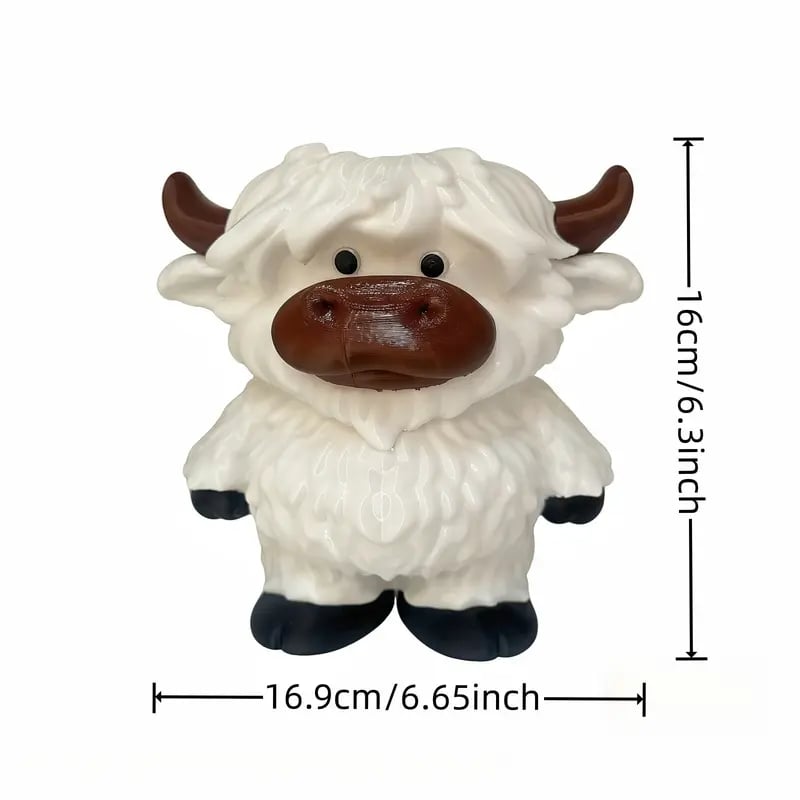 🐮 Highland Cow Soap Dispenser Cover
