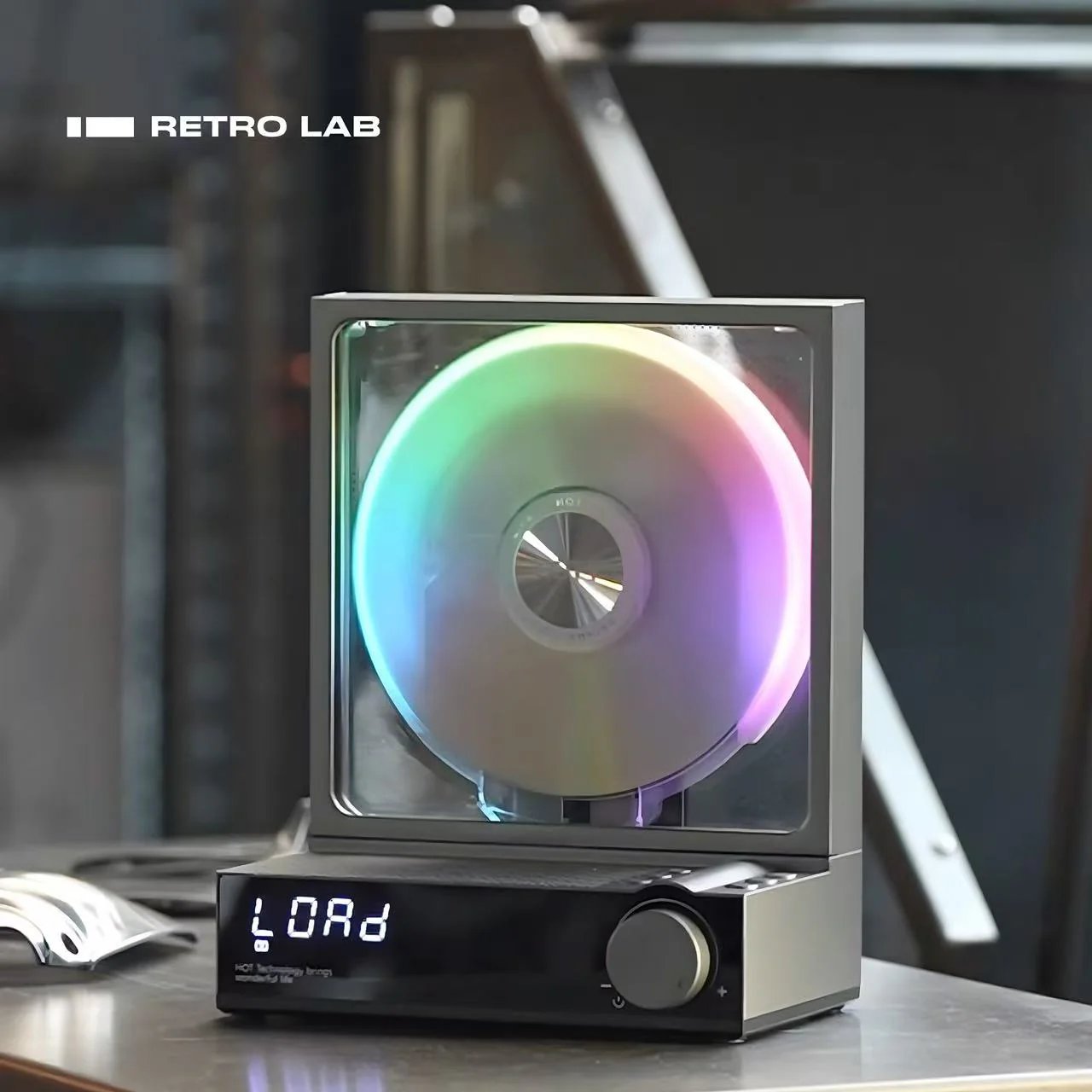 🎵 All-in-One Transparent CD Player with Bluetooth 5.3