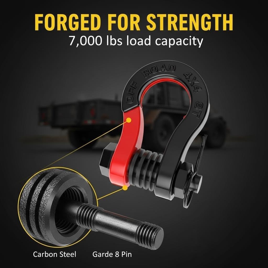 🔩 Heavy-Duty Recovery Shackle