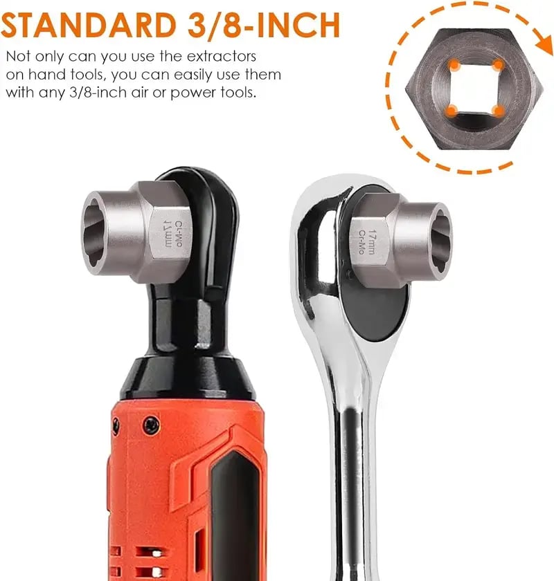🔩 14-Piece Bolt Extractor Tool Set