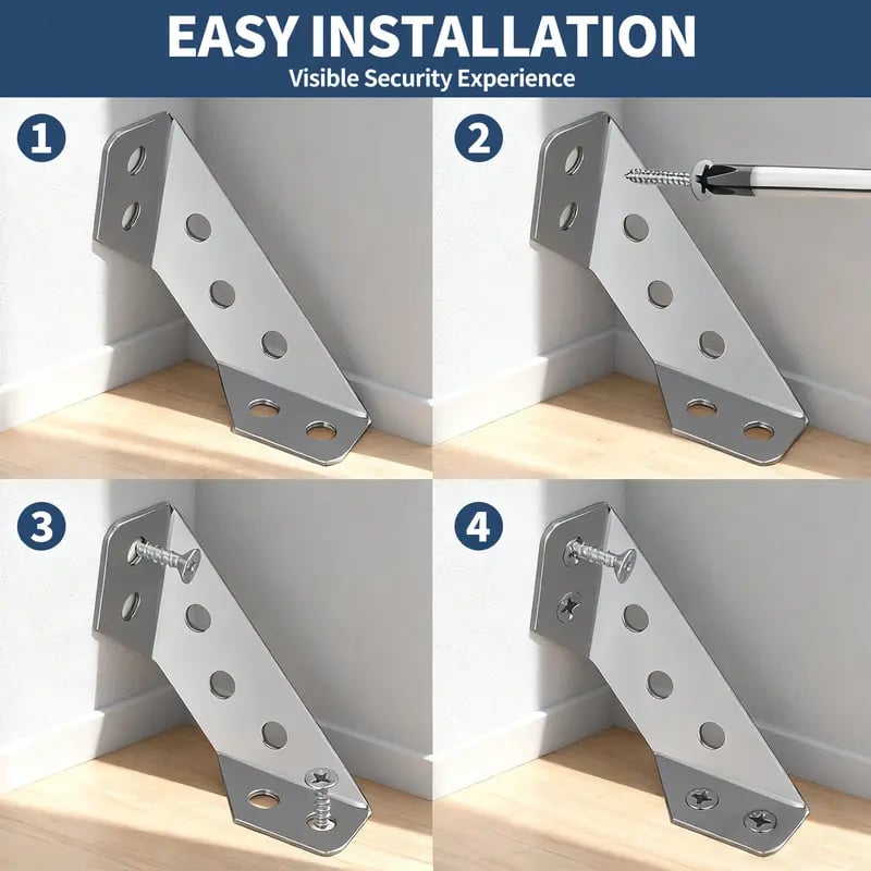 🛠️ 20PCS Heavy-Duty Corner Braces Kit with Screws